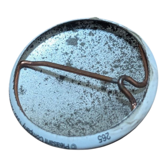 Vintage American Girl School Pencil‎ Pinback Button Pleasant Company 1995 - Picture 2 of 3